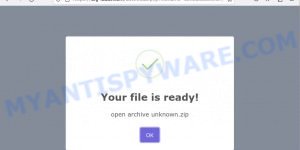 Startd0wnload22x.com redirects Your File is Ready Scam