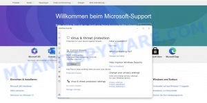 Windows Firewall Protection Alert pop-up Scam