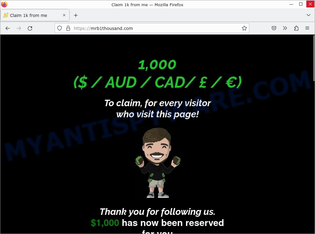 mrb1thousand.com pop-up