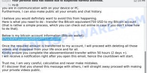 17vx3UtYCyuginAvHVEGnFFT1fLvKJpqEY Bitcoin email scam