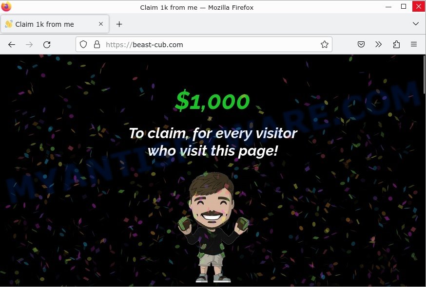 Beast-cub.com Claim 1k from me