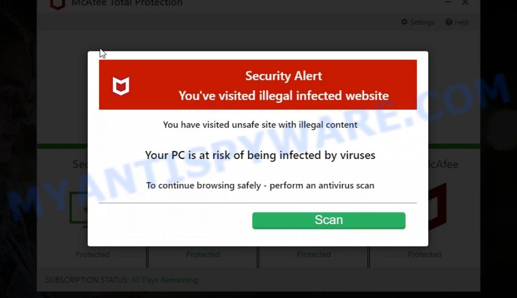 Foylosd.xyz McAfee Scam