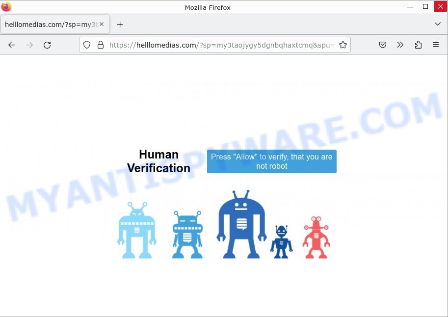 Helllomedias.com Click Allow Scam