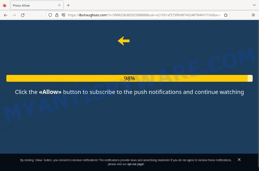 Ibuhaughuss.com Click Allow Scam
