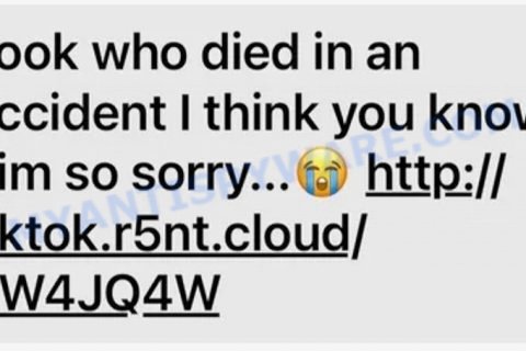 Look Who Died Scam Facebook Message