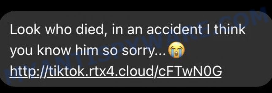 Look Who Died Scam tiktok