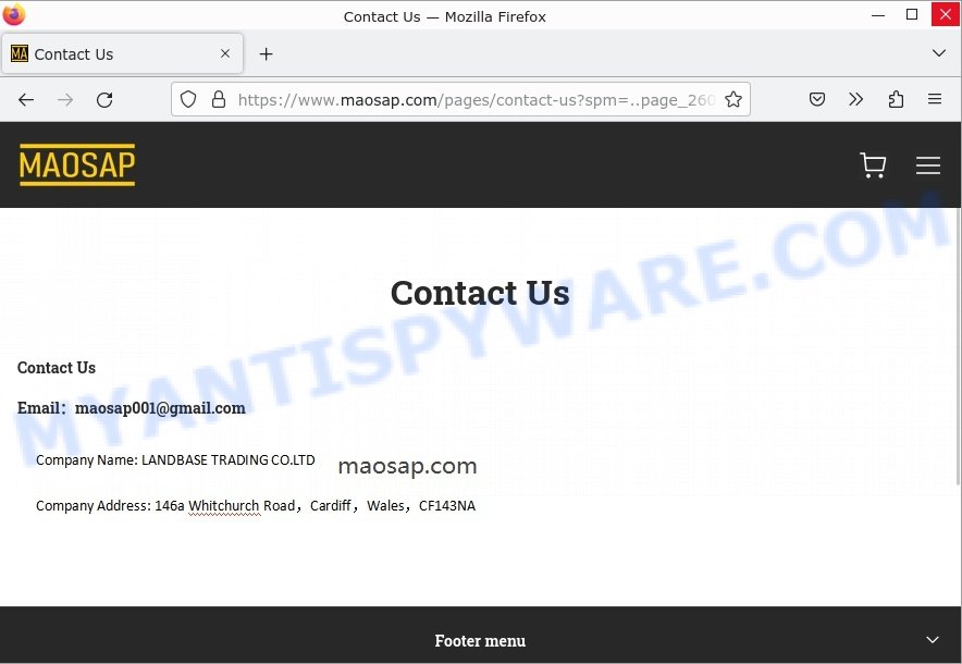 Maosap.com contacts