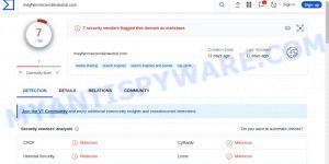 Mayhemreconcileneutral.com malicious
