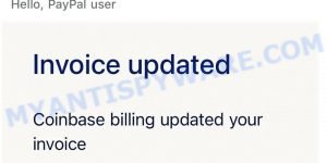 PayPal Coinbase Invoice Scam Email