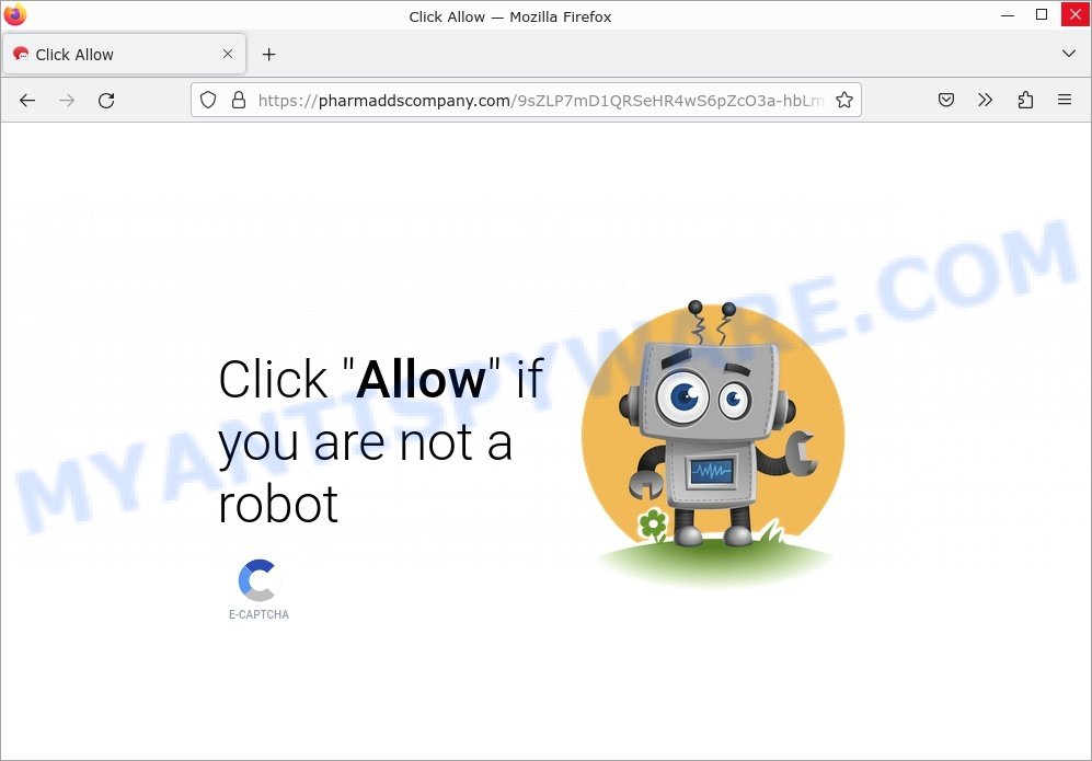 Pharmaddscompany.com Click Allow Scam