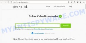 SaveFrom Video Downloader