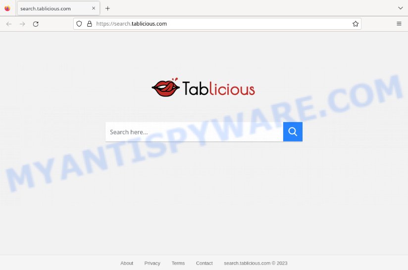 Search.tablicious.com redirect