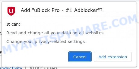 UBlock Pro Adware