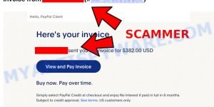 Avira Assistance PayPal Scam Invoice Email