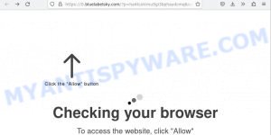 Bluelabelsky.com Checking your browser Scam