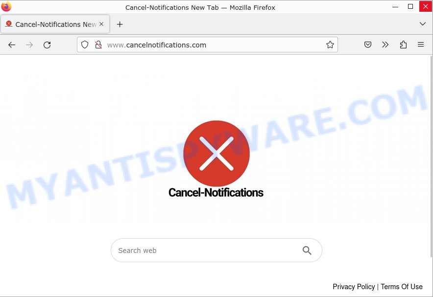 Cancel-Notifications New Tab CancelNotifications.com