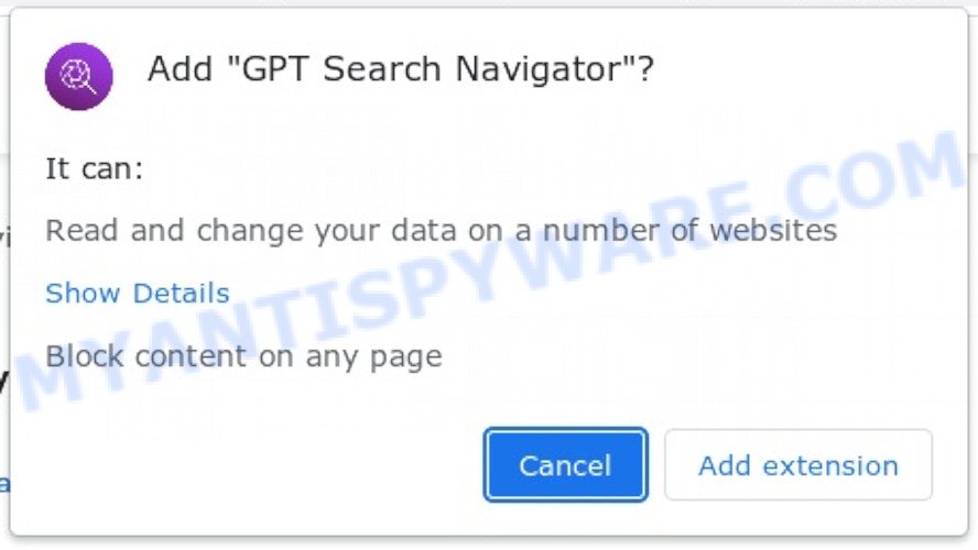 GPT Search Navigator extension