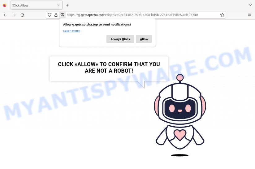 Getcaptcha.top Virus Click Allow Scam