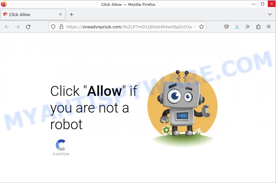Oneadvnpclub.com Click Allow Scam