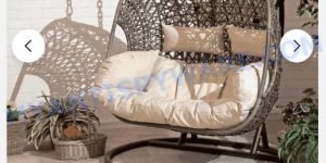 Patever.store 2023 Patio Wicker Swing Chair