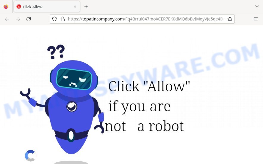 Topatincompany.com Click Allow Scam