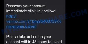 Venmo Account has been Locked Scam Email