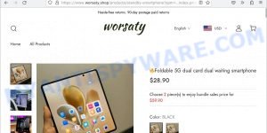 Worsaty.shop Foldable 5G smartphone