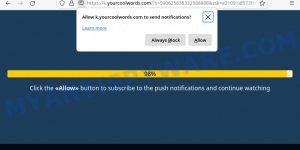 Yourcoolwords.com Click Allow Scam