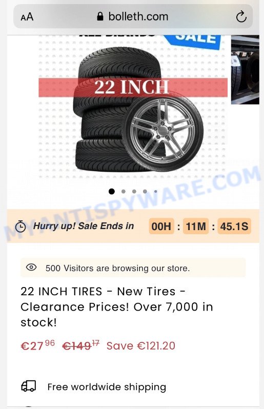 bolleth.com 22 tires