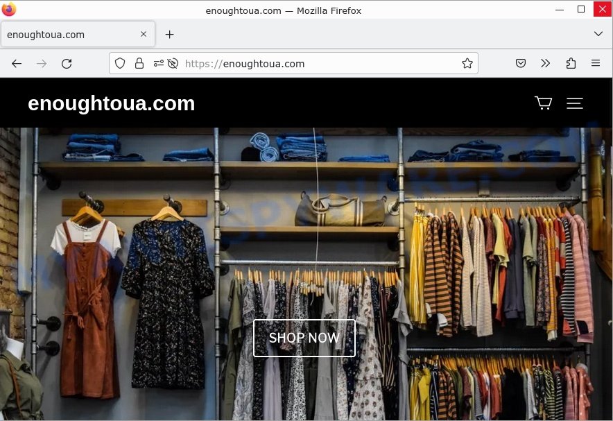 enoughtoua.com website