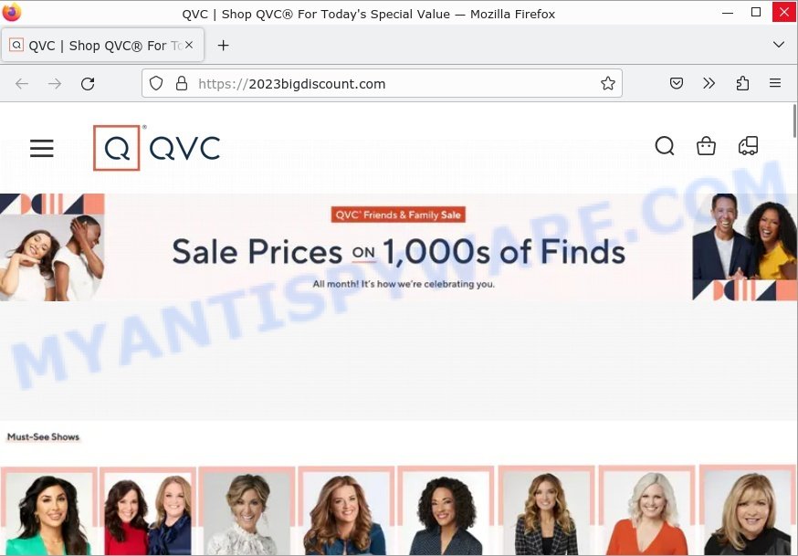 2023bigdiscount.com QVC website