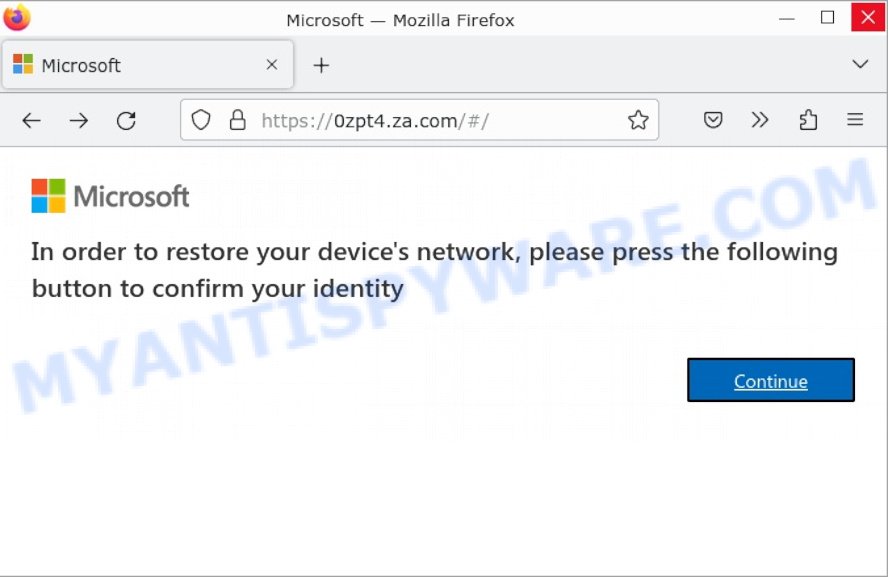 Abnormal Network Traffic On This Device Pop-Up Scam