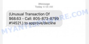 Approve Decline PNC Scam Text