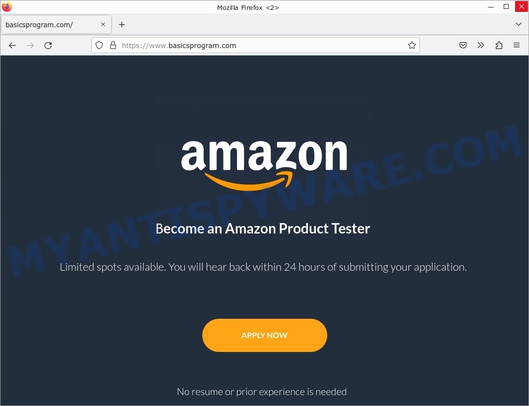 Basicsprogram.com Become an Amazon Product Tester