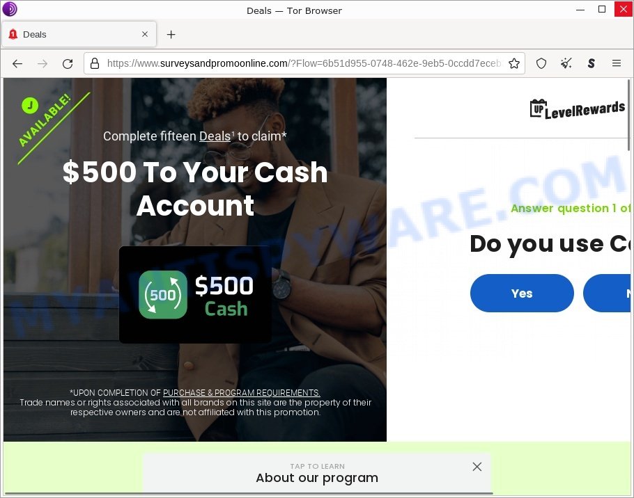 Beast-Bolt.com redirect 500 To Your Cash Account