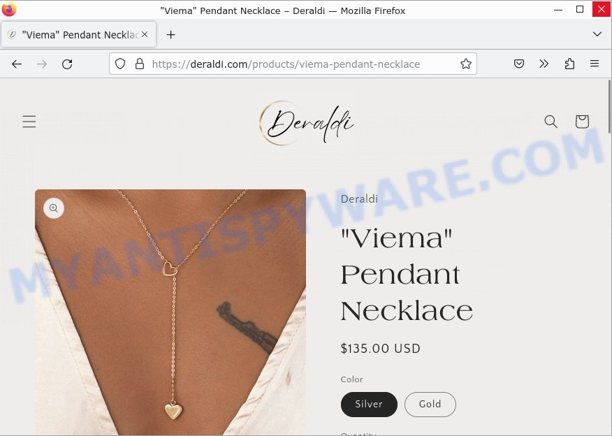 Deraldi.com Viema Pendant Necklace