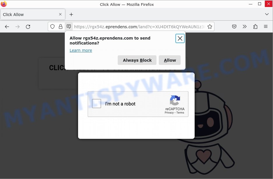 Eprendens.com Click Allow Scam