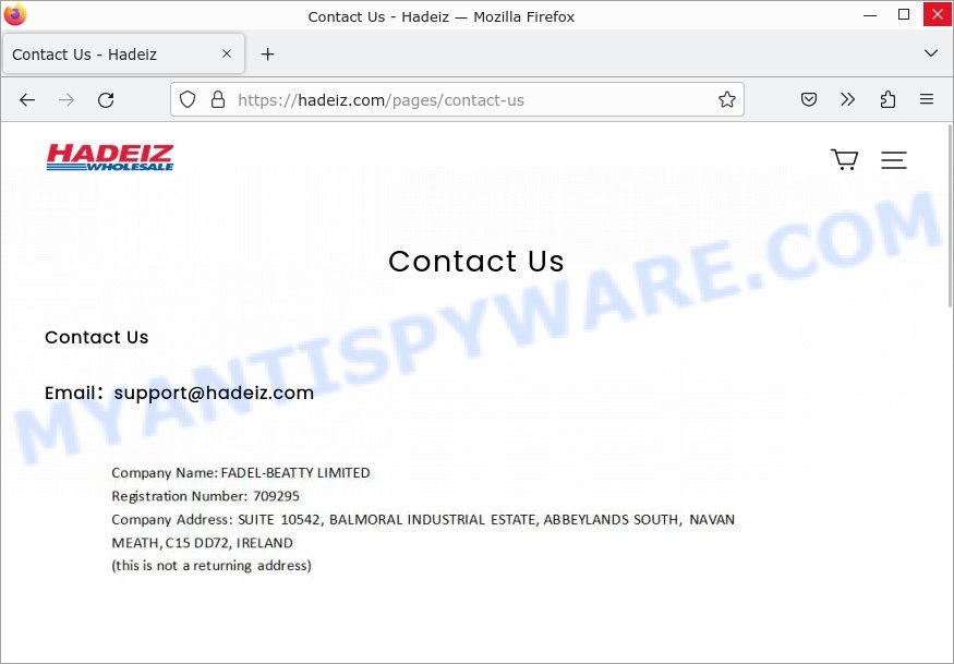 Hadeiz.com contacts