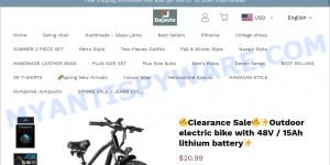 Macys Clearance Sale Electric Bike Scam fake store