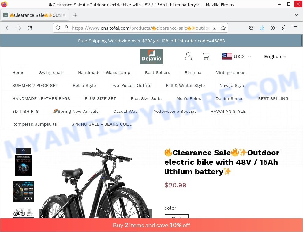 Macys Clearance Sale Electric Bike Scam fake store