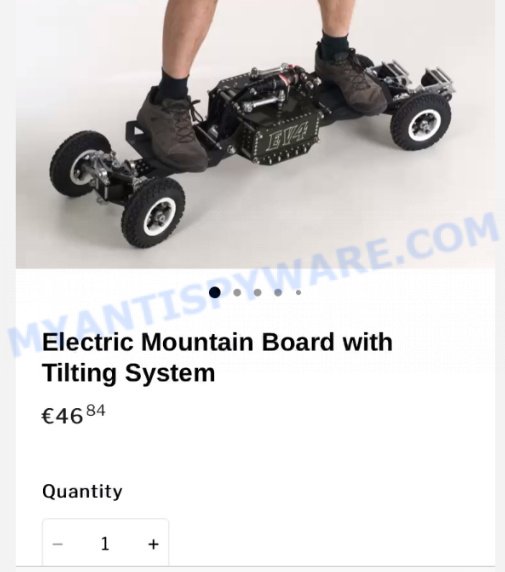Oceanmild.com Electric Mountain Board with Tilting System