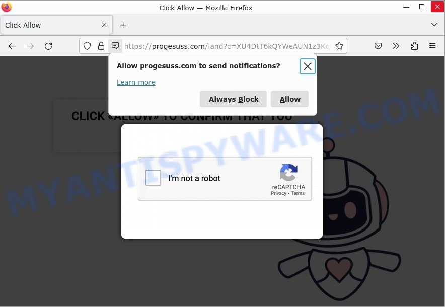 Progesuss.com Click Allow Scam
