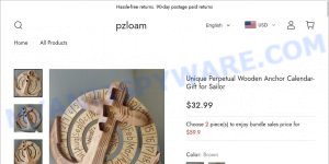 Pzloam.shop Unique Perpetual Wooden Anchor