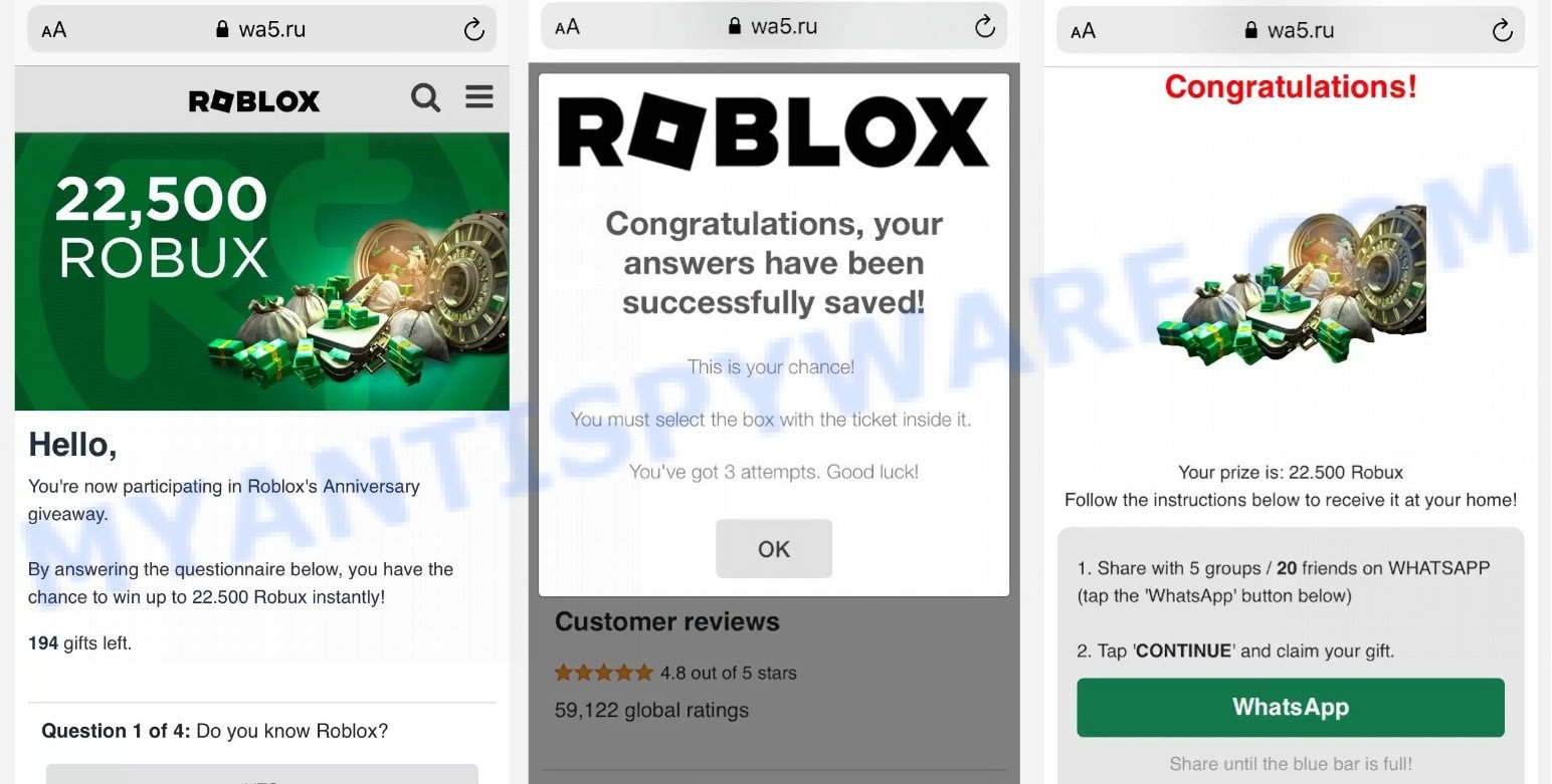 Roblox Giveaway Scam