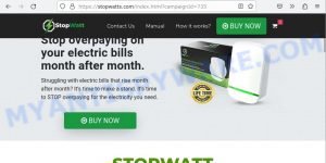 Stop Watt Energy Saving Device