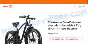 Sundaysale.shop Clearance SaleOutdoor electric bike