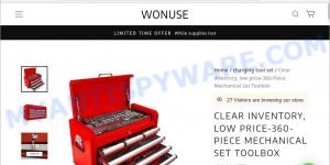 Wonuse.com 360-Piece Mechanical Set Toolbox