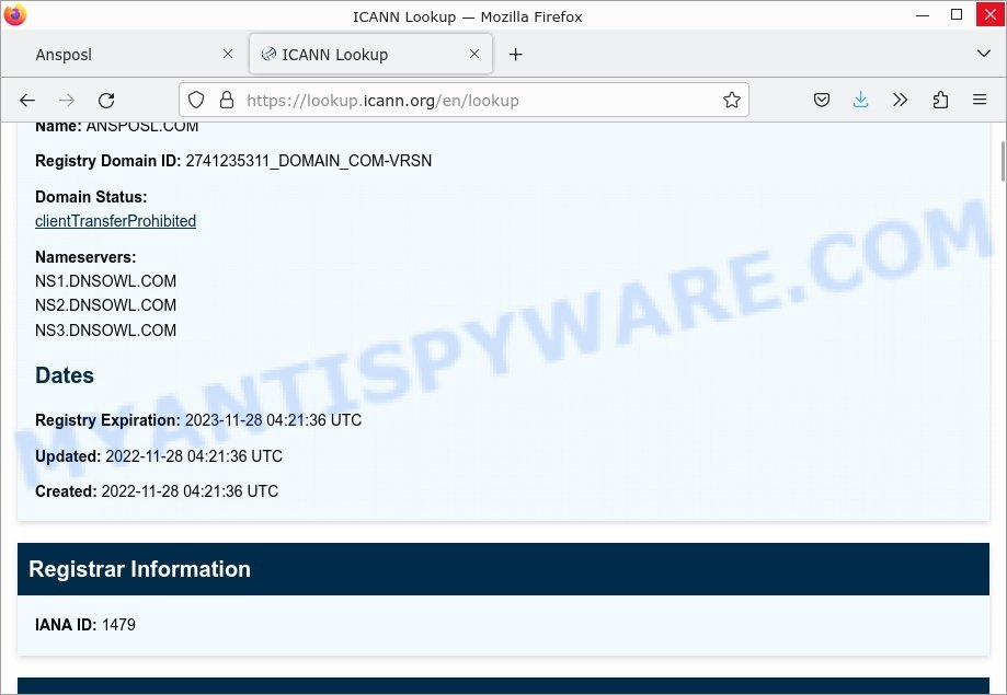 ansposl.com whois
