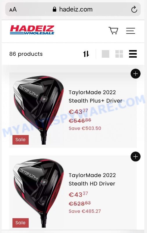 hadeiz.com golf clubs