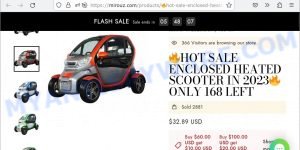 mirouz.com enclosed heated scooter